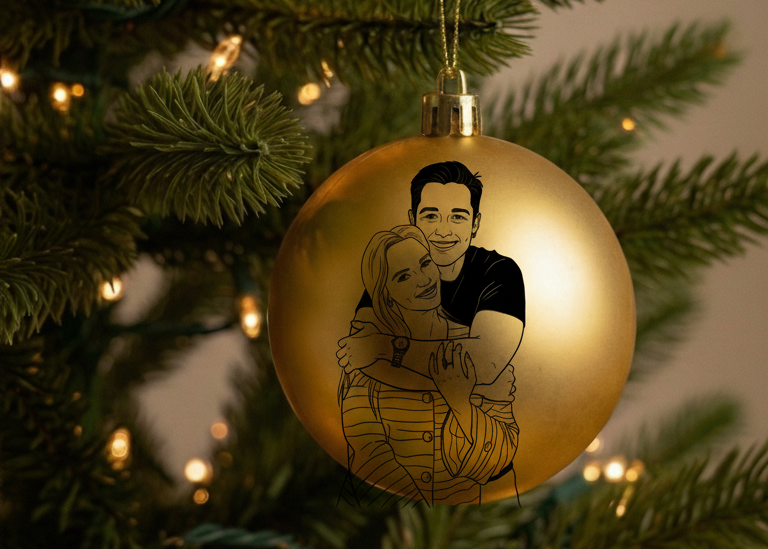 Bola de Natal Personalizada